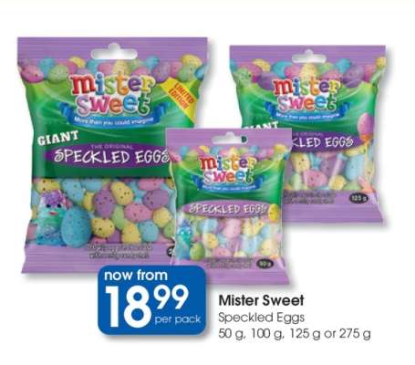 Mister Sweet Speckled Eggs