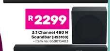 3.1 Channel 480 W Soundbar (HS3100)