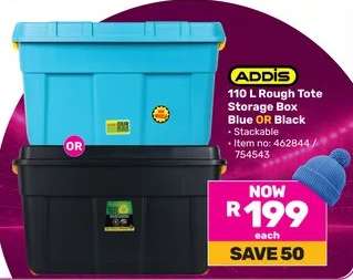 ADDIS 110 L Rough Tote Storage Box