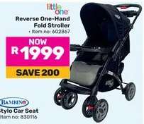 Reverse One-Hand Fold Stroller