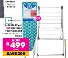 Foldable Dryer OR Supreme Ironing Board