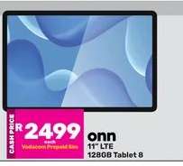 onn. 11" LTE 128GB Tablet 8