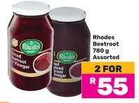 Rhodes Beetroot 780 g Assorted