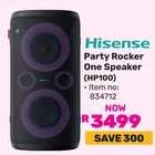 Hisense Party Rocker One Speaker HP100