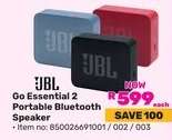 JBL Go Essential 2 Portable Bluetooth Speaker