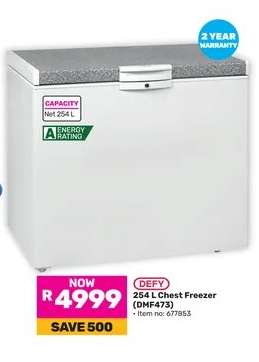 Defy 254 L Chest Freezer (DMF473)
