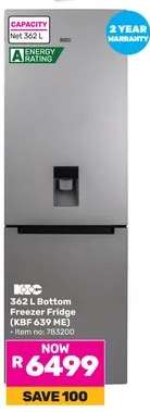 KIC 362 L Bottom Freezer Fridge (KBF 639 ME)