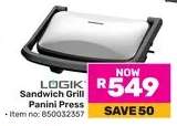 LÖGIK Sandwich Grill/Panini Press