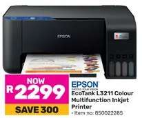 Epson EcoTank L3211 Colour Multifunction Inkjet Printer