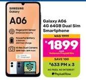 Galaxy A06 4G 64GB Dual Sim Smartphone
