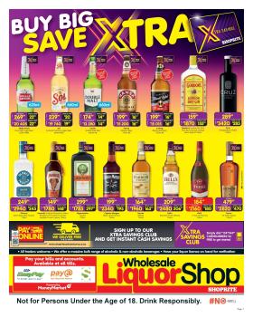 Shoprite - Wholesale LiquorShop Savings Selected Stores