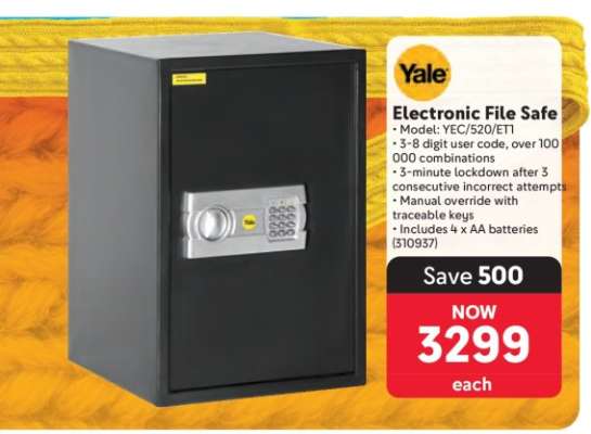 Yale Electronic File Safe