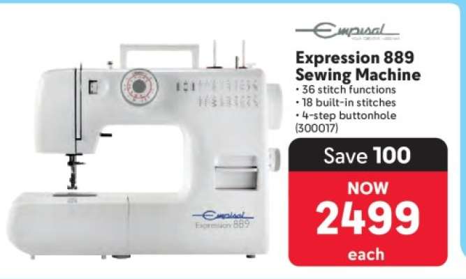 Empisal Expression 889 Sewing Machine