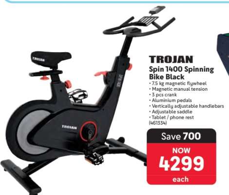TROJAN Spin 1400 Spinning Bike Black