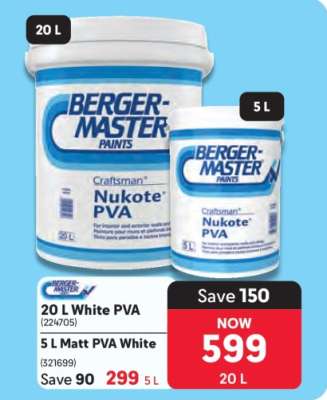 20 L White PVA