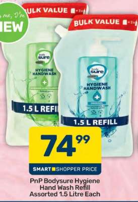 PnP Bodysure Hygiene Hand Wash Refill