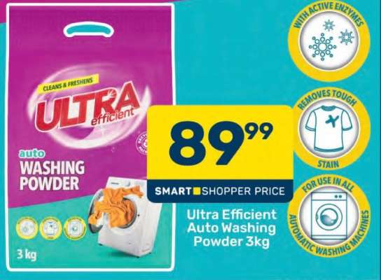 Ultra Efficient Auto Washing Powder 3kg