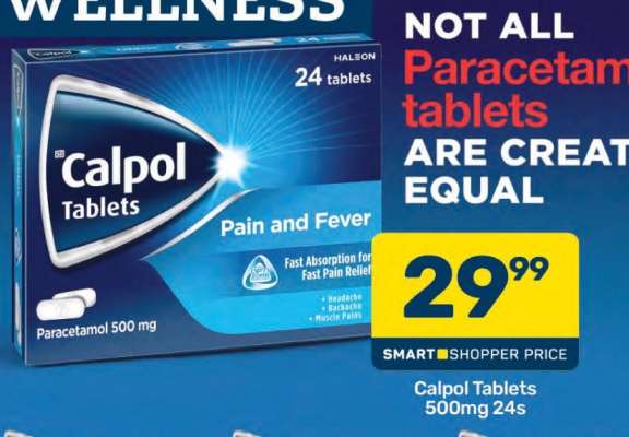 Calpol Tablets 500mg 24s
