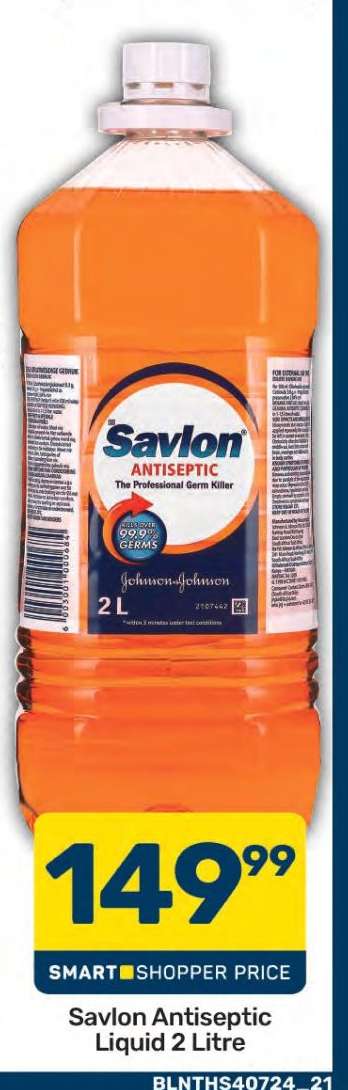Savlon Antiseptic Liquid 2 Litre