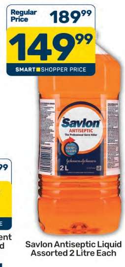 Savlon Antiseptic Liquid Assorted 2 Litre Each
