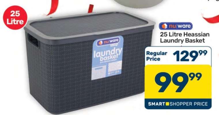 25 Litre Heassian Laundry Basket