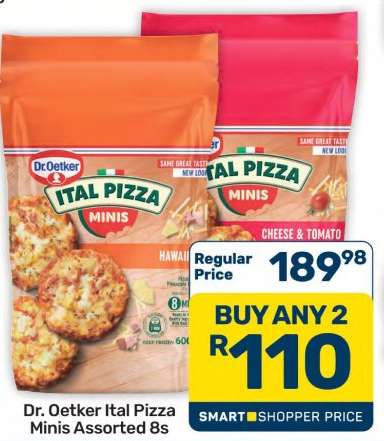 Dr Oetker Ital Pizza Minis Assorted 8s