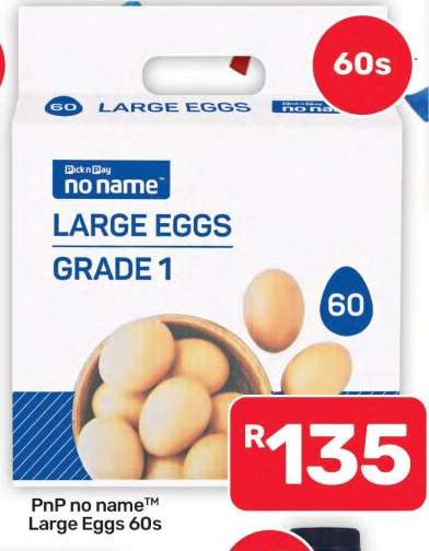 PnP no name™ Large Eggs 60s