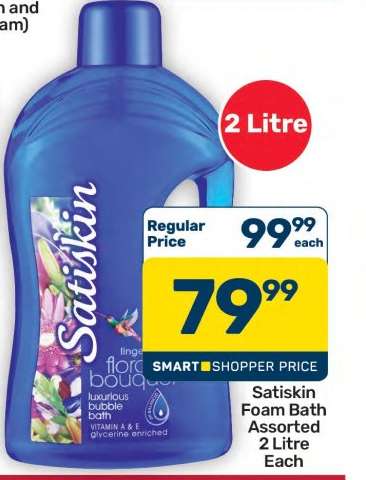 Satiskin Foam Bath Assorted