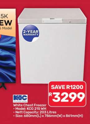 White Chest Freezer