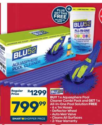 BLU52 Aquasphere Pool Cleaner