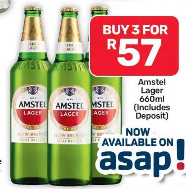 Amstel Lager 660ml