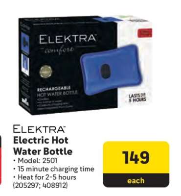 Elektra Electric Hot Water Bottle