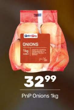 PnP Onions 1kg