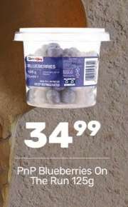 PnP Blueberries On The Run 125g