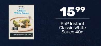 PnP Instant Classic White Sauce 40g