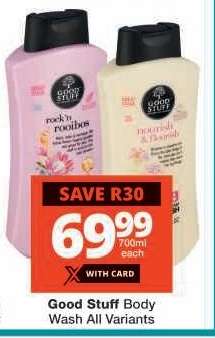 Good Stuff Body Wash All Variants