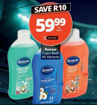 Renew Foam Bath All Variants