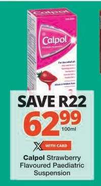 Calpol Strawberry Flavoured Paediatric Suspension