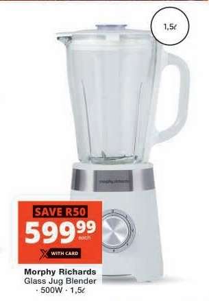 Morphy Richards Glass Jug Blender
