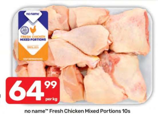 no name™ Fresh Chicken
Mixed Portions 10s