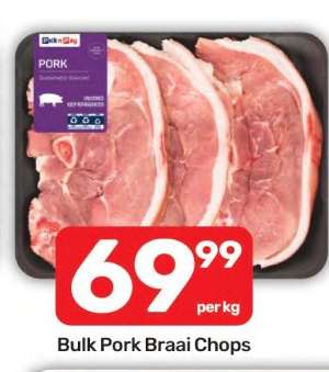 Bulk Pork Braai Chops