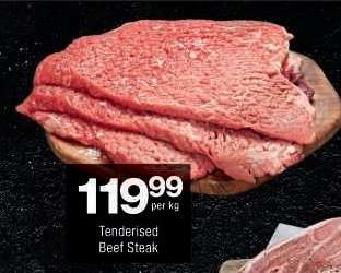 TENDERISED BEEF STEAK