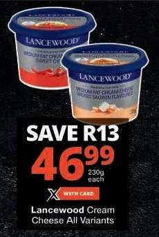 Lancewood Cream Cheese All Variants