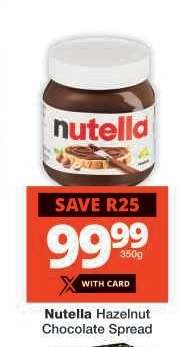Nutella Hazelnut Chocolate Spread