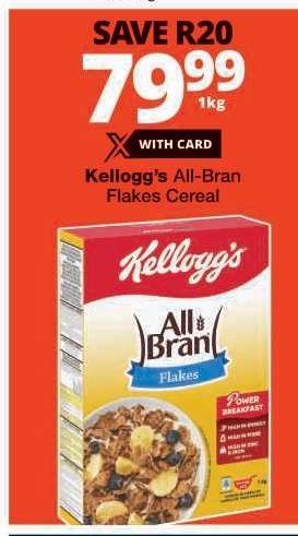 Kellogg's All Bran Flakes Cereal