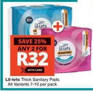 Lil-lets Thick Sanitary Pads