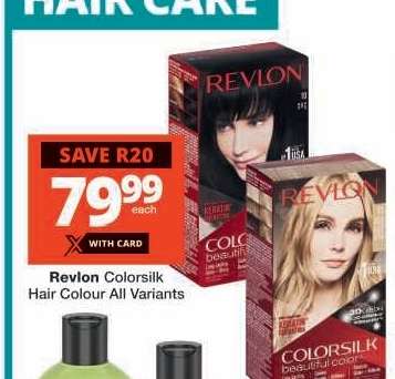 Revlon Colorsilk Hair Colour All Variants