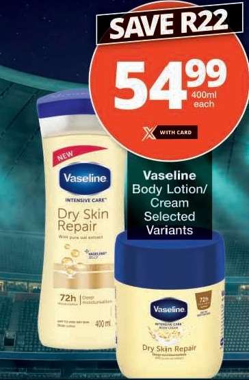 Vaseline Body Lotion/Cream