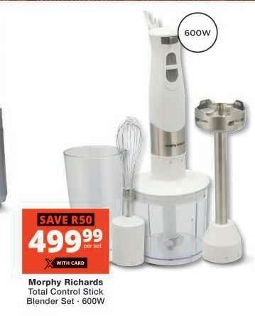 Morphy Richards Total Control Stick Blender Set