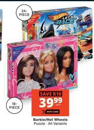 Barbie/Hot Wheels Puzzle